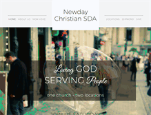 Tablet Screenshot of newdaysda.com